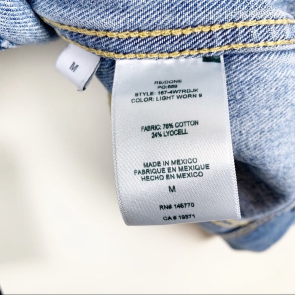 Re/Done | Distressed 70s Rodeo Denim Jacket NWT - Picture 11 of 13